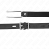 Kink - Bâton À Crochet En Métal 11,5 Cm Avec Sangle En Cuir Réglable 39-58 Cm X 2 Cm